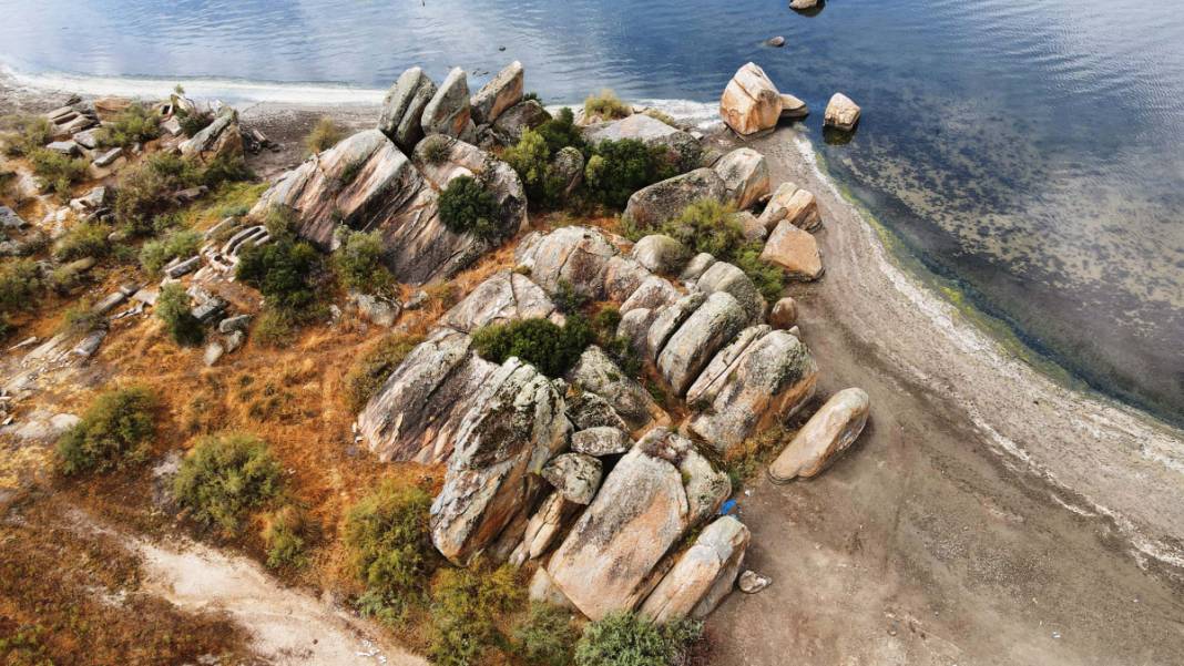 Bafa Gölü alarm veriyor! Sular 20 metre çekildi 1